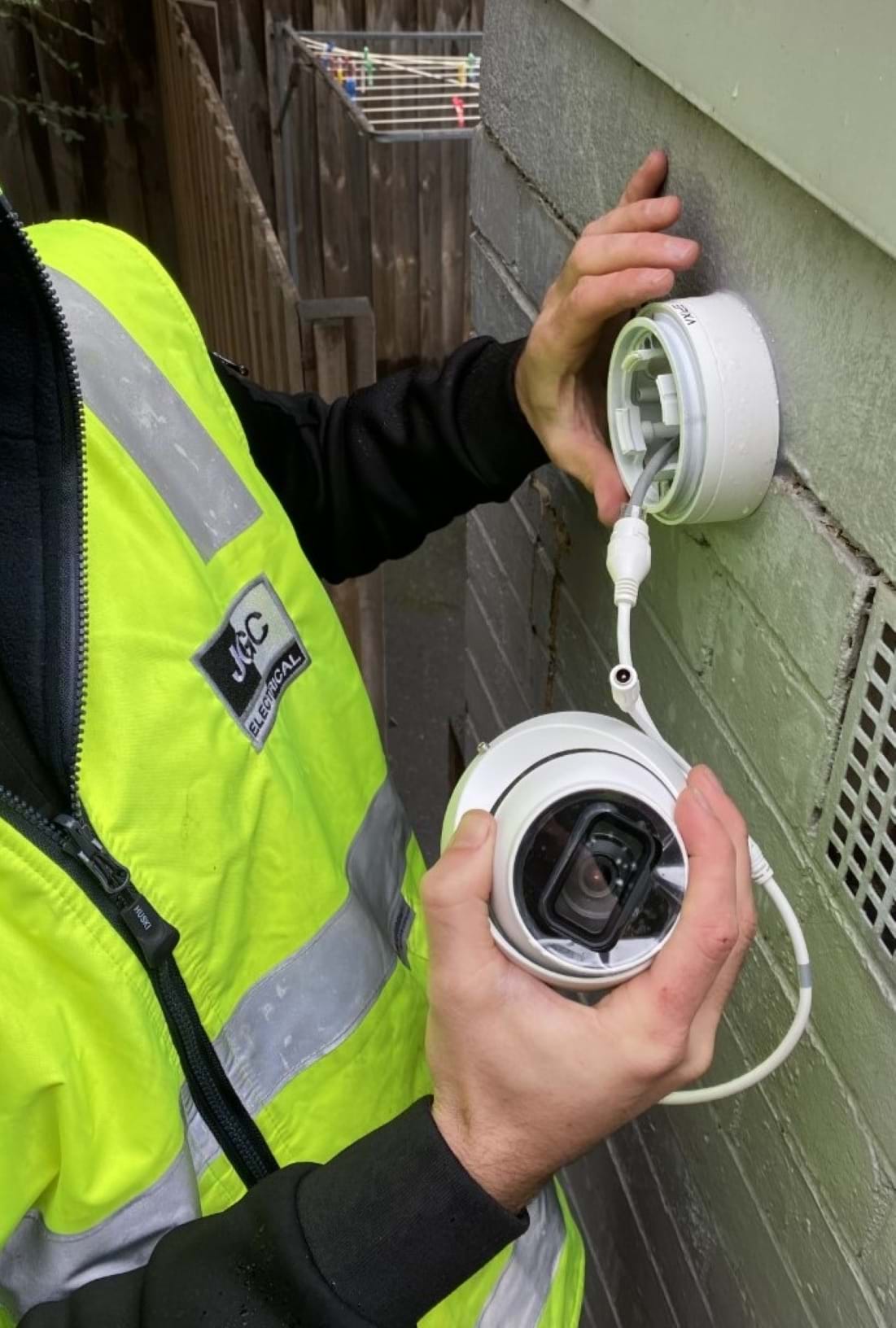 CCTV security camera install 